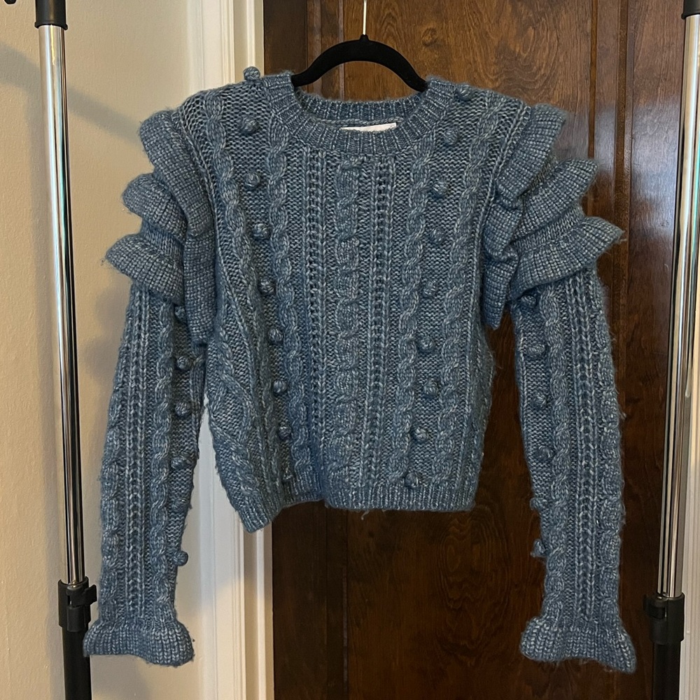 Zara - Chunky Sweater Puff Sleeve